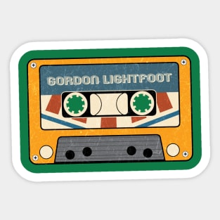 vintage Gordon Lightfoot Sticker